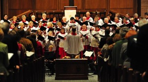 Bevan Keating conducts the Second Presbyterian Church Choir in 2013