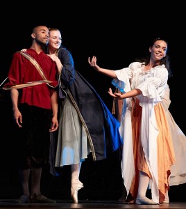 Anthony Bryant and Caroline Young dance as Richard and Celeste in Carmina Burana