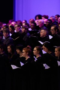 The combined choirs of Carmina Burana