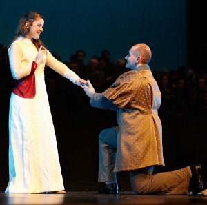 Shea Williamson and Daniel Foltz-Morrison as Odette and Thomas